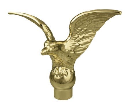 Metal Flying Eagle Ornament for Interior Flag Sets