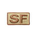 U.S. Air Force Security Forces SF OCP Brassard with Spice Brown Border and Hook Fastener