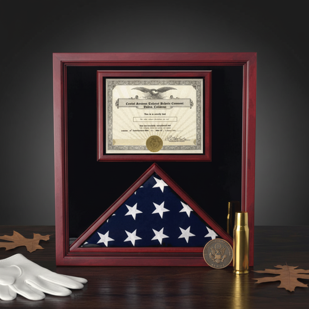Flag Connections Veterans Made Flag Document Case, American Flags 3 x 5