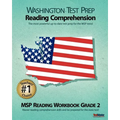 Washington Test Prep Reading Comprehension Msp Reading Workbook Grade 2: Aligned to the Grade 2 Common Core Standards - Paperback