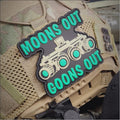 Moons Out Goons Out - Glow in the Dark - PVC Patch