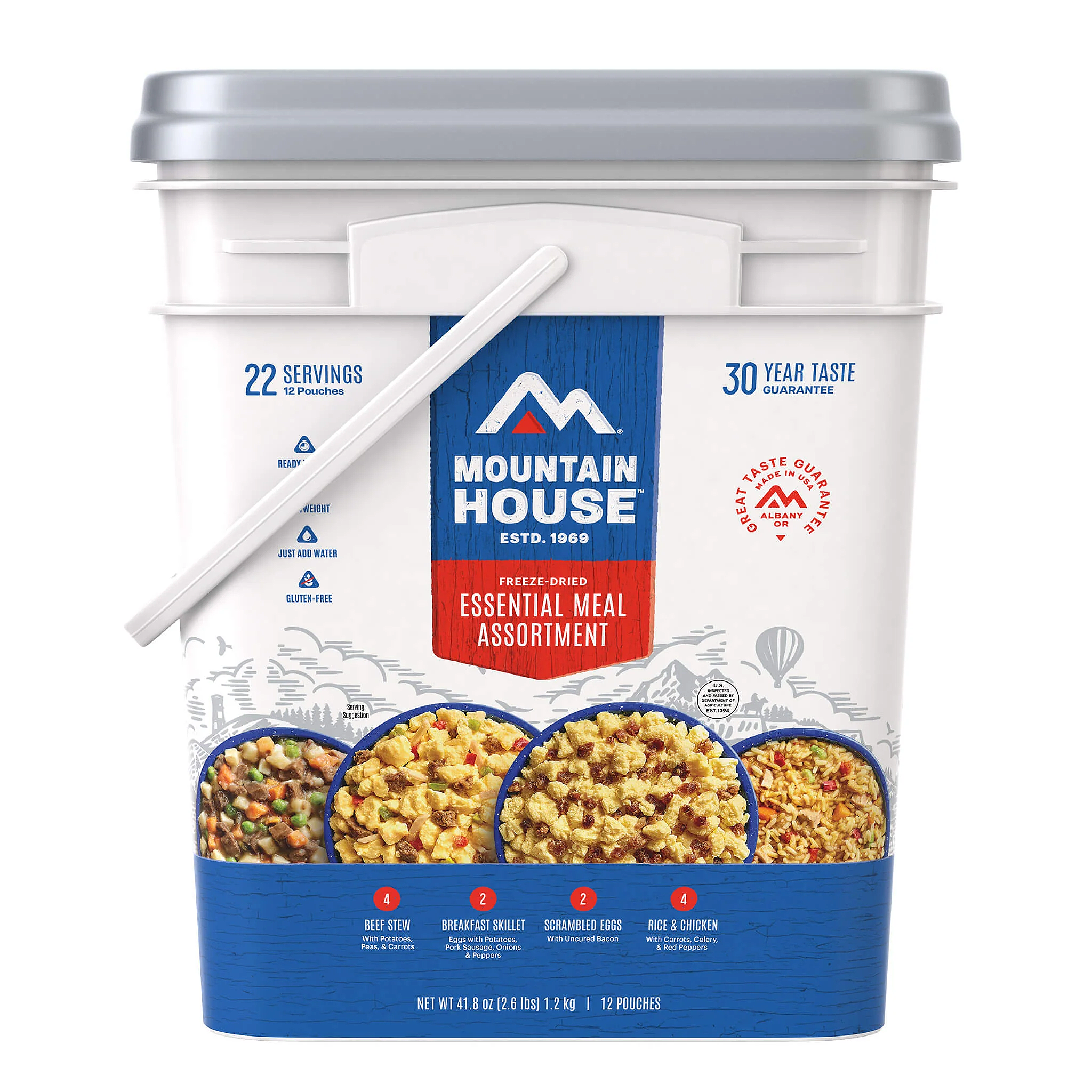 Mountain House Essential Meal Assortment Bucket