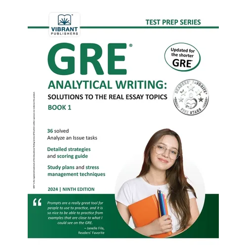 GRE Analytical Writing: Solutions to the Real Essay Topics - Book 1 - Paperback