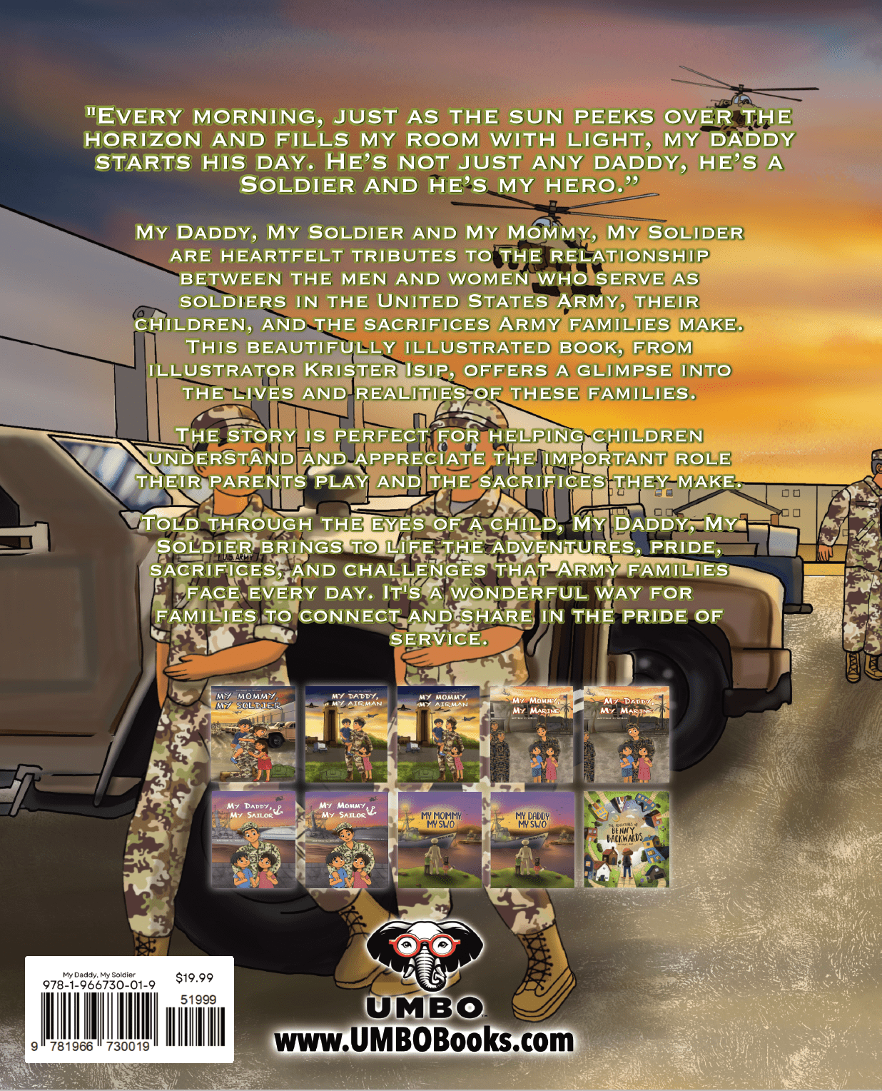 Army Children’s Book - My Mommy, My Soldier by Matthew E. Miller