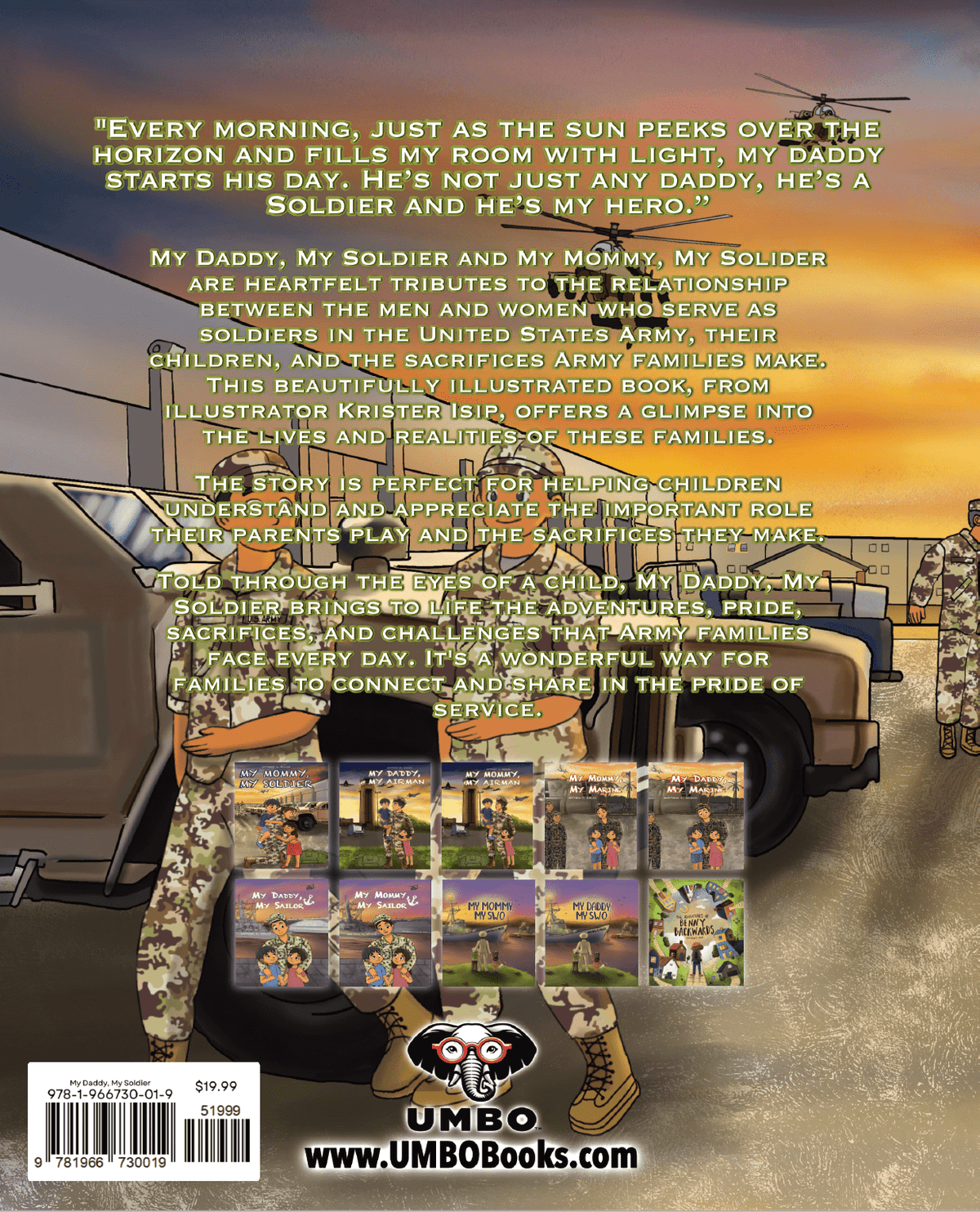 Army Children’s Book - My Daddy, My Soldier by Matthew E. Miller