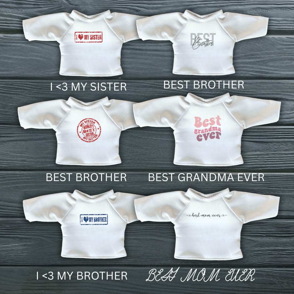 Custom Doll Clothing | Personalized Doll T Shirt