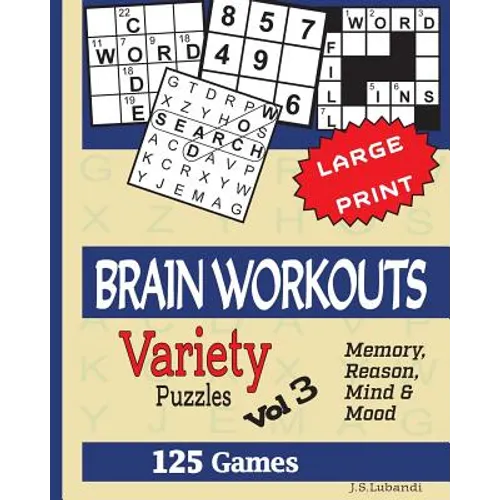 BRAIN WORKOUTS (Variety) Puzzles Vol 3 - Paperback