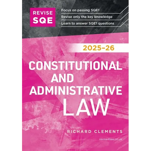 Revise SQE Constitutional and Administrative Law 2025-26