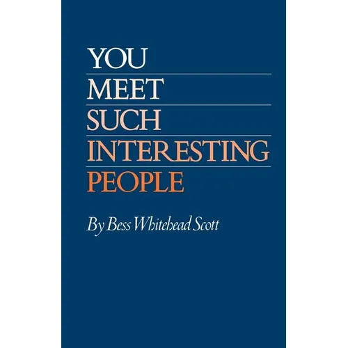 You Meet Such Interesting People - Paperback