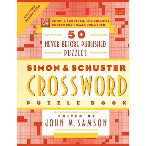Simon & Schuster Crossword Puzzle Book: 50 Never-Before-Published Puzzles - Paperback