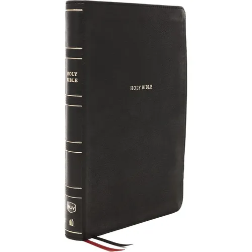 Nkjv, Reference Bible, Super Giant Print, Leathersoft, Black, Thumb Indexed, Red Letter Edition, Comfort Print: Holy Bible, New King James Version - Imitation Leather