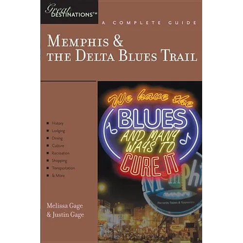 Explorer's Guide Memphis & the Delta Blues Trail: A Great Destination - Paperback