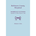 Baltimore County, Maryland, Marriage Licenses: September 14, 1839 to October 31, 1846