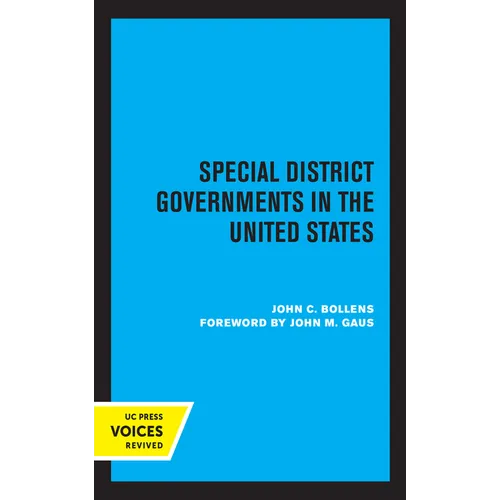 Special District Governments in the United States