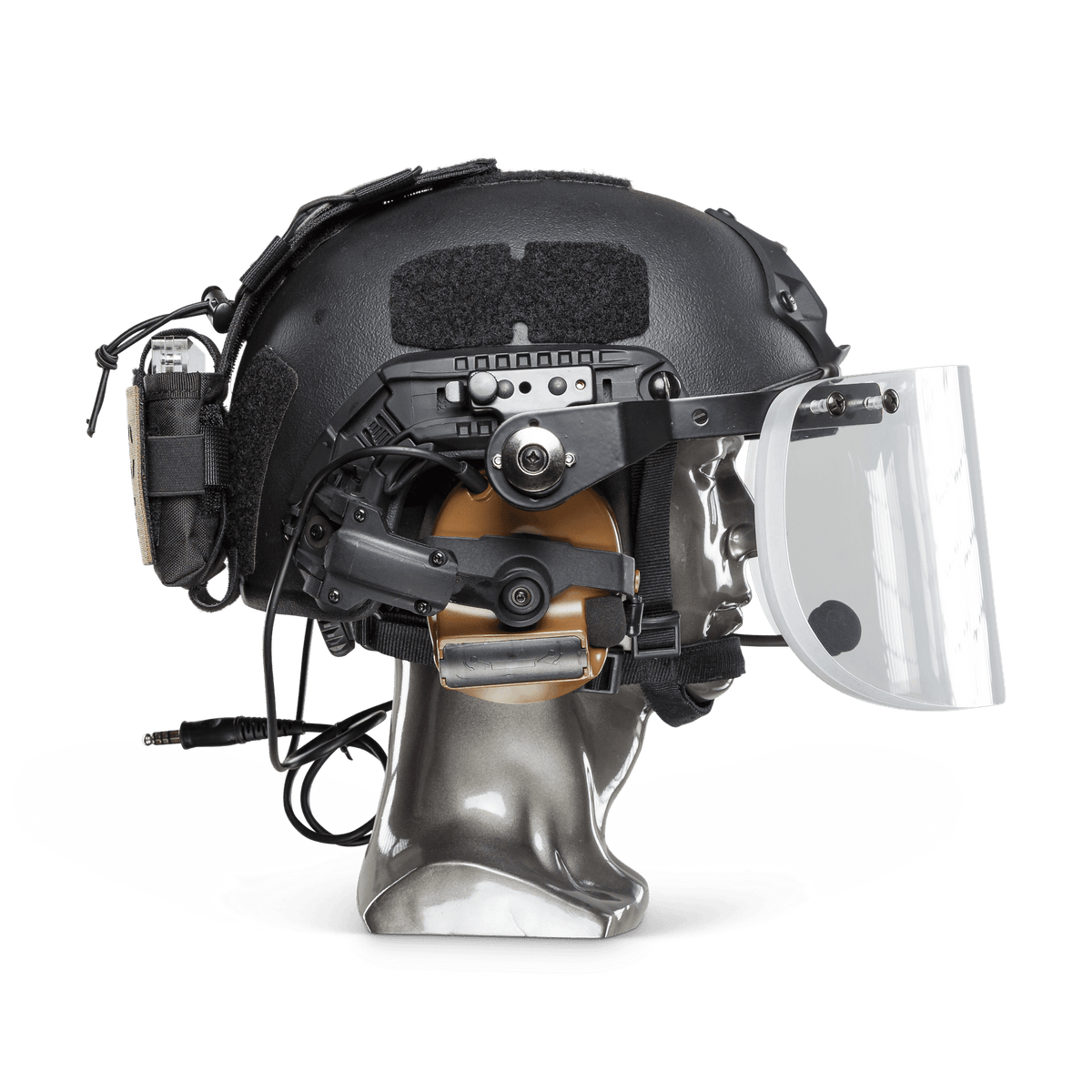 Texas IIIA+ Ballistic Face Shield - Fits All Helmets with ARC