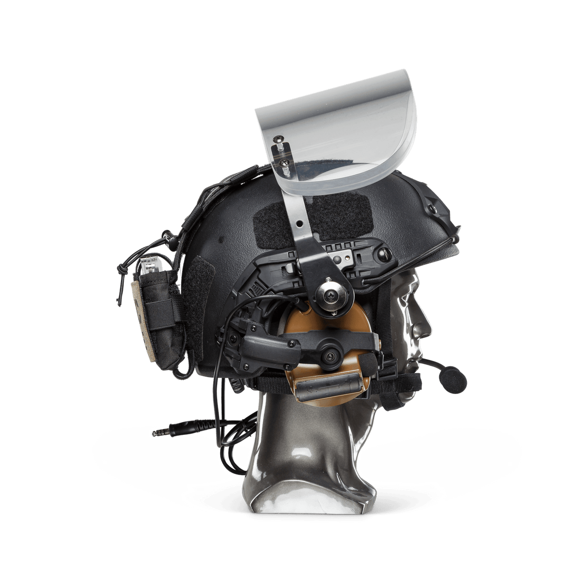 Texas IIIA+ Ballistic Face Shield - Fits All Helmets with ARC