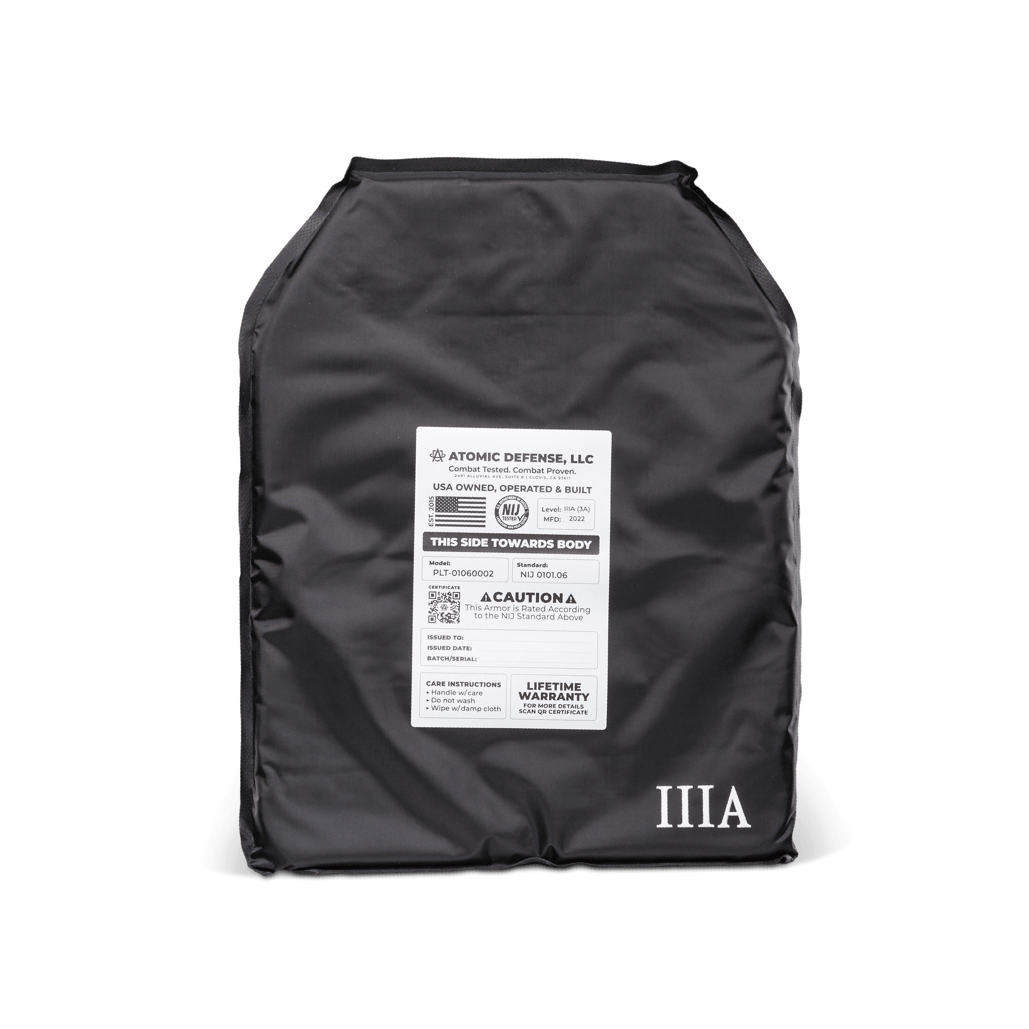 NIJ Level IIIA+ Body Armor Plates - ESAPI - Hard & Soft