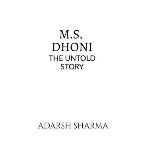 M.S. Dhoni -The Untold Story - Paperback