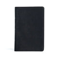 CSB Large Print Personal Size Reference Bible, Black Leathertouch, Indexed - Imitation Leather