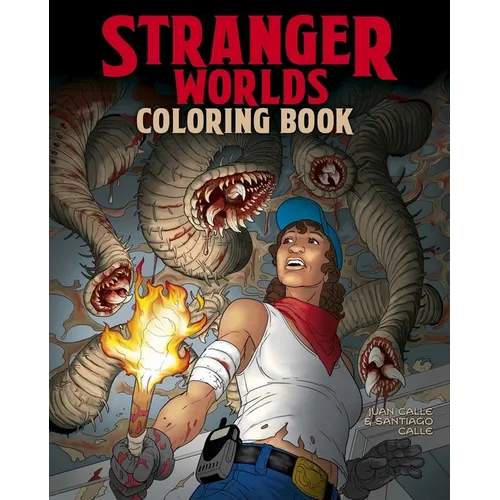 Stranger Worlds Coloring Book - Paperback