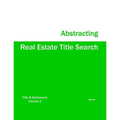 Real Estate Title Search Abstracting - Paperback