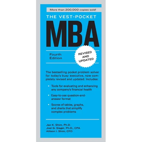 The Vest-Pocket MBA: Fourth Edition - Paperback
