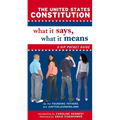 The United States Constitution: What It Says, What It Means: A Hip Pocket Guide - Paperback