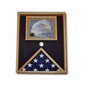 Flag Display Case - Oak Material.
