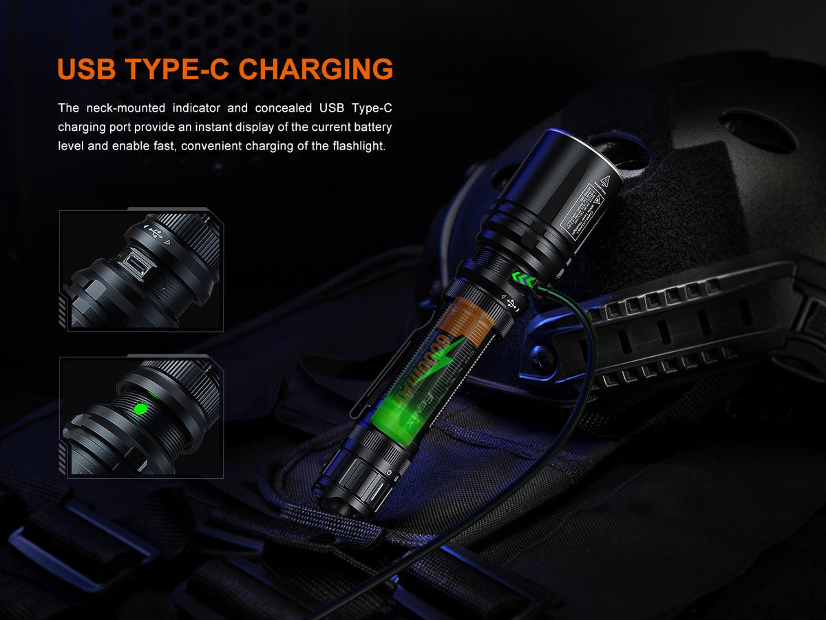 Fenix TK30R Tactical White Laser Rechargeable Flashlight