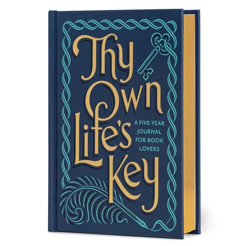 Thy Own Life's Key: A Five-Year Journal for Book Lovers - Hardcover
