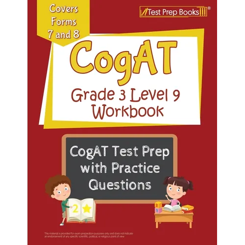 CogAT Grade 3 Level 9 Workbook: CogAT Test Prep with Practice Questions [Covers Forms 7 and 8] - Paperback