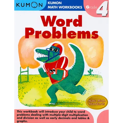 Kumon Grade 4 Word Problems - Paperback
