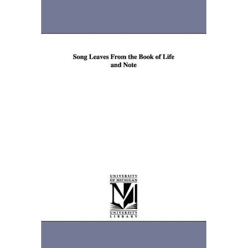 Song Leaves From the Book of Life and Note