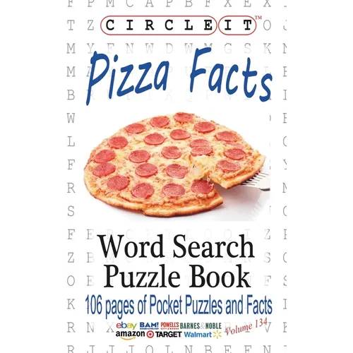 Circle It, Pizza Facts, Word Search, Puzzle Book - Paperback
