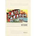Vintage Lined Notebook Greetings from Lake of the Ozarks