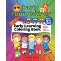 JahamaKidz Early Foundations Early Learning Coloring Book: 100 pages Great For Kindergarten Homeschool and Prek Homeschooling Early Learning VPK Color - Paperback