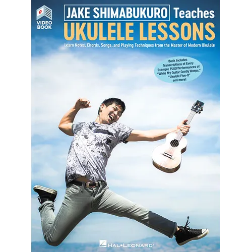 Jake Shimabukuro Teaches Ukulele Lessons Book/Online Media - Paperback