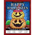 Happy Halloween Colour by Number: Easy Coloring Book for Kids Ages 4-8 - Paperback