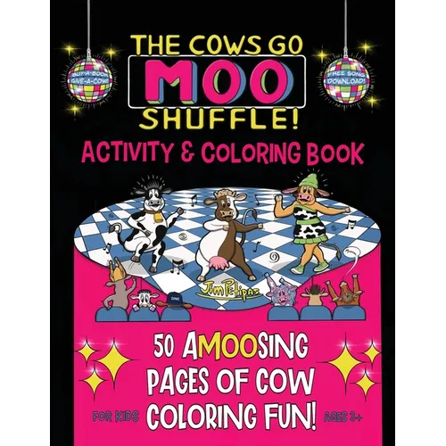 The Cows Go Moo Shuffle! Activity & Coloring Book - Paperback
