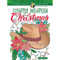 Creative Haven Country Western Christmas Coloring Book