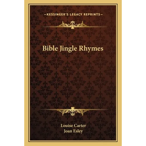 Bible Jingle Rhymes - Paperback