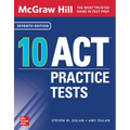 McGraw Hill 10 ACT Practice Tests, Seventh Edition - Paperback