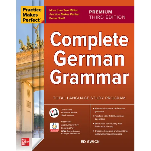 Practice Makes Perfect: Complete German Grammar, Premium Third Edition - Paperback