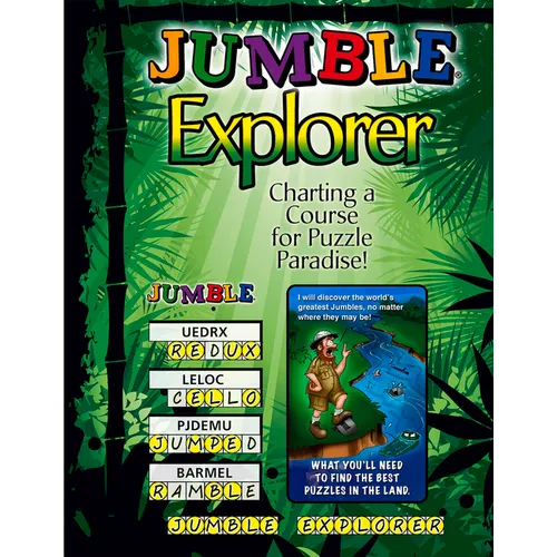 Jumble Explorer: Charting a Course for Puzzle Paradise! - Paperback
