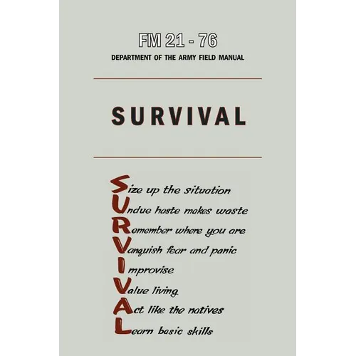 U.S. Army Survival Manual FM 21-76 - Paperback