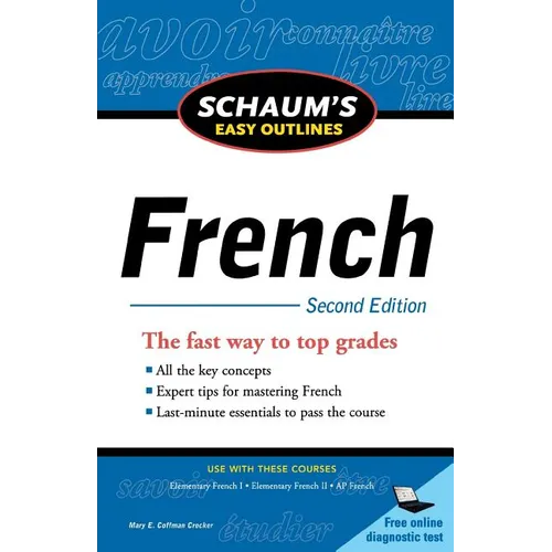 Schaum's Easy Outline of French, Second Edition - Paperback