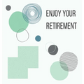Happy Retirement Guest Book with lined pages (hardback) - Hardcover