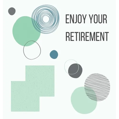 Happy Retirement Guest Book with lined pages (hardback) - Hardcover