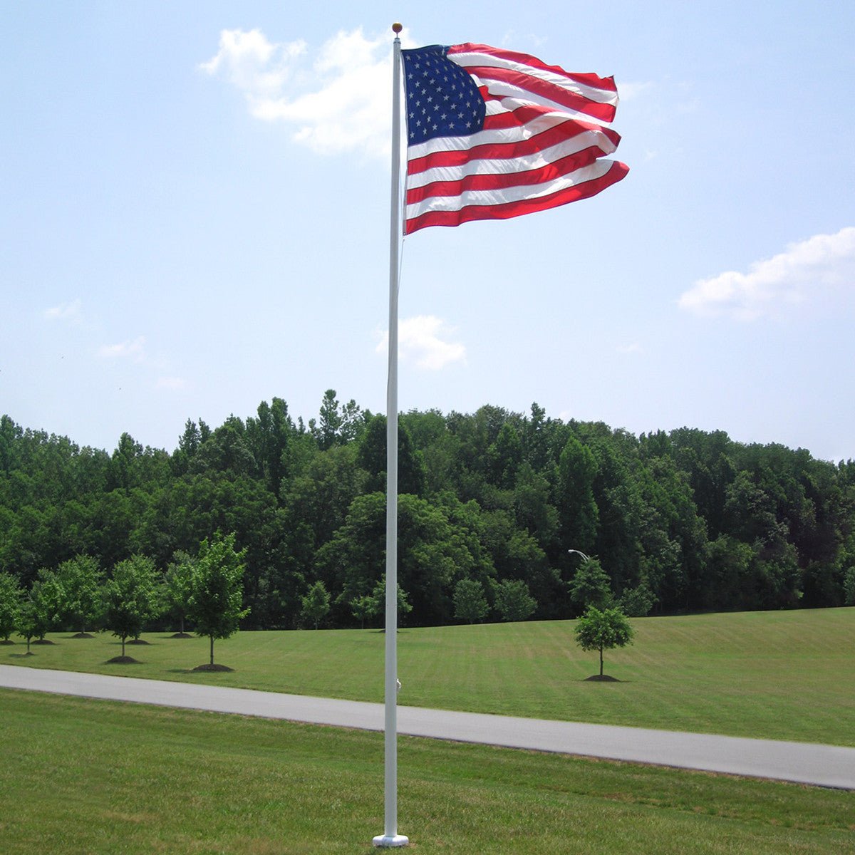 External Halyard Flagpoles