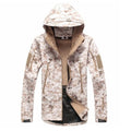 Army Camouflage Airsoft Jacket Men Military Tactical Jacket Winter Waterproof Softshell Jacket Windbreaker Hunt Clothes
